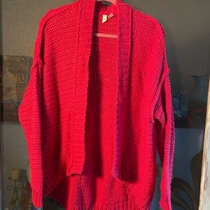 Moth Hi Lo Open Cardigan